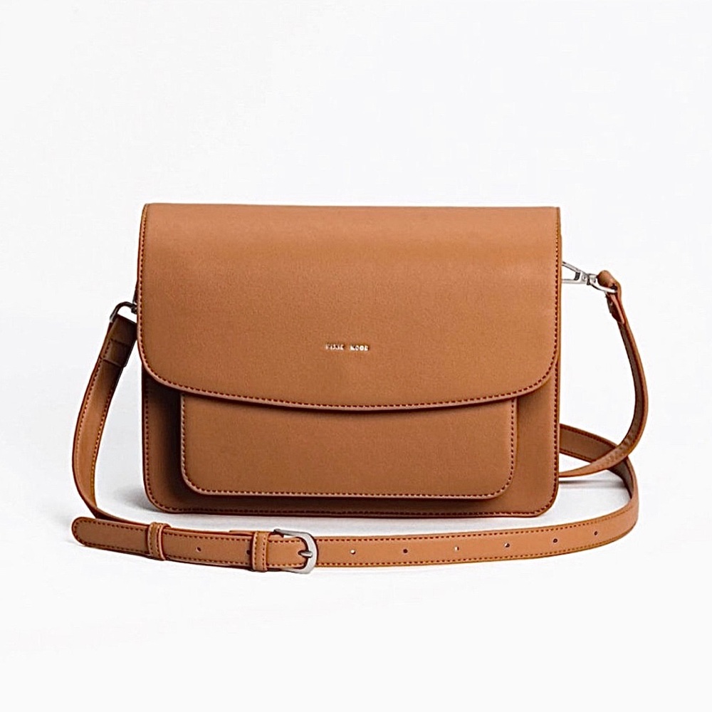 NWT Pixie Mood Zoe Crossbody Vegan Leather Handbag Honey